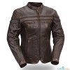 Fetching Brown Leather Jacket