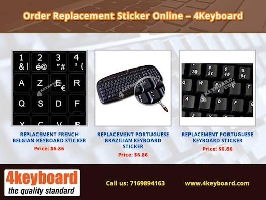 Order Replacement Sticker Online from 4Keyboard