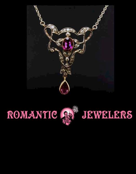 Stunning Diamond Necklace At Romantic Jewelers