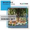 Handcrafted Dining Set for Your Outdoor Areas