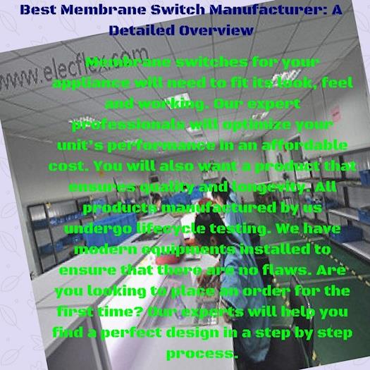Membrane Switch Manufacturer