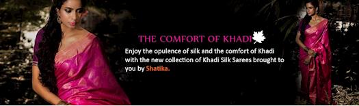 Khadi Silk Sarees Collection Online Shopping