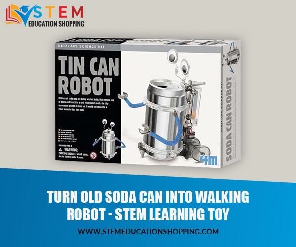 4M Tin Can robot stem learning toy: