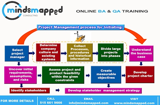 Project Management process for Initiating 