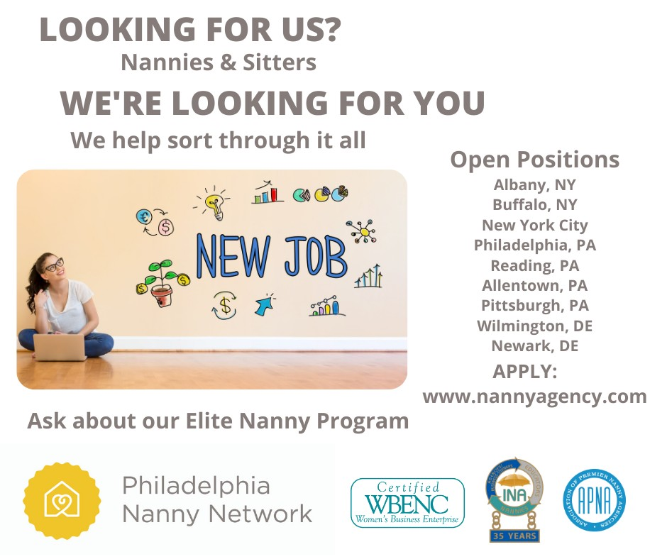 Get Private Nanny Jobs or Agency Employed Nanny Jobs -  Philadelphia Nanny Network