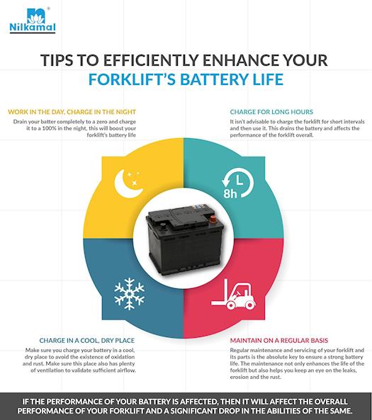 Tips to efficiently enhance your forklift's battery life