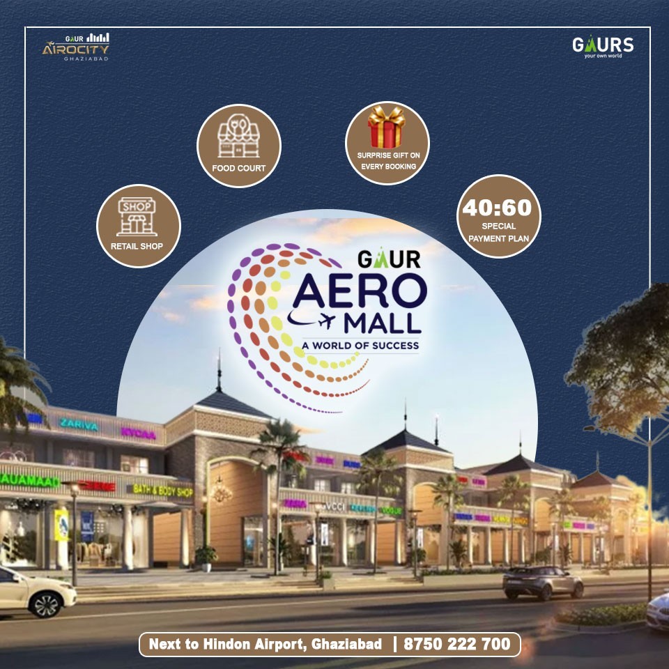 Gaur Project Near Hindon Airport, Ghaziabad | 8750 222 700