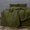 Buy 100% Linen Olive Green Duvet Cover from Linenshed.com.au