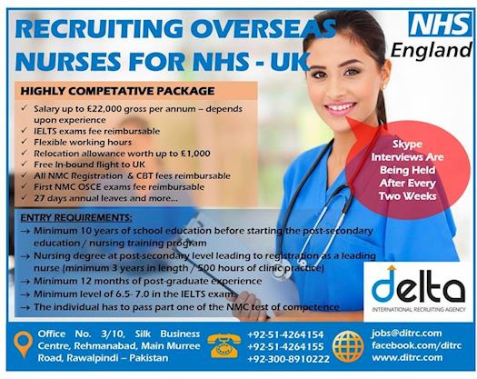 Looking #Nurses for #NHS #UK 
