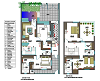 800 SQ FT House Plans 3 Bedroom Design AutoCAD File
