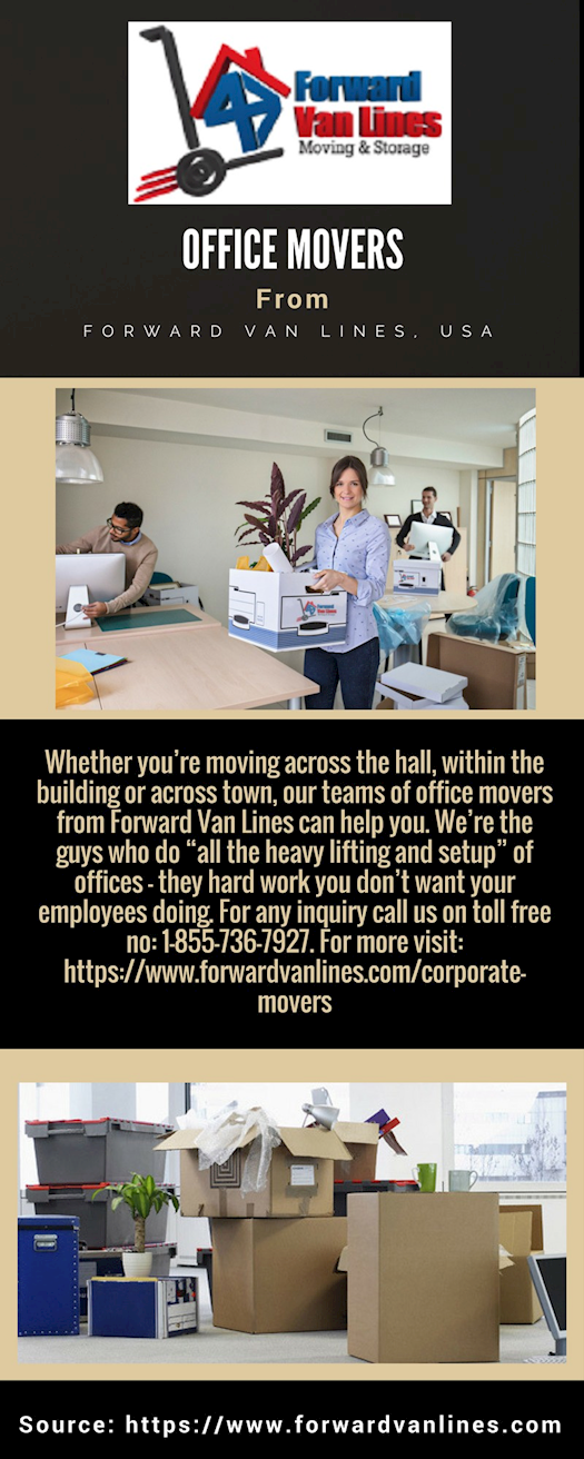 Looking For ''Office Movers'' | Forward Van Lines the best Choice