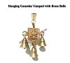 An Auspicious Divine Item- Lord Ganesha in Brass With Wall Hanging Bell
