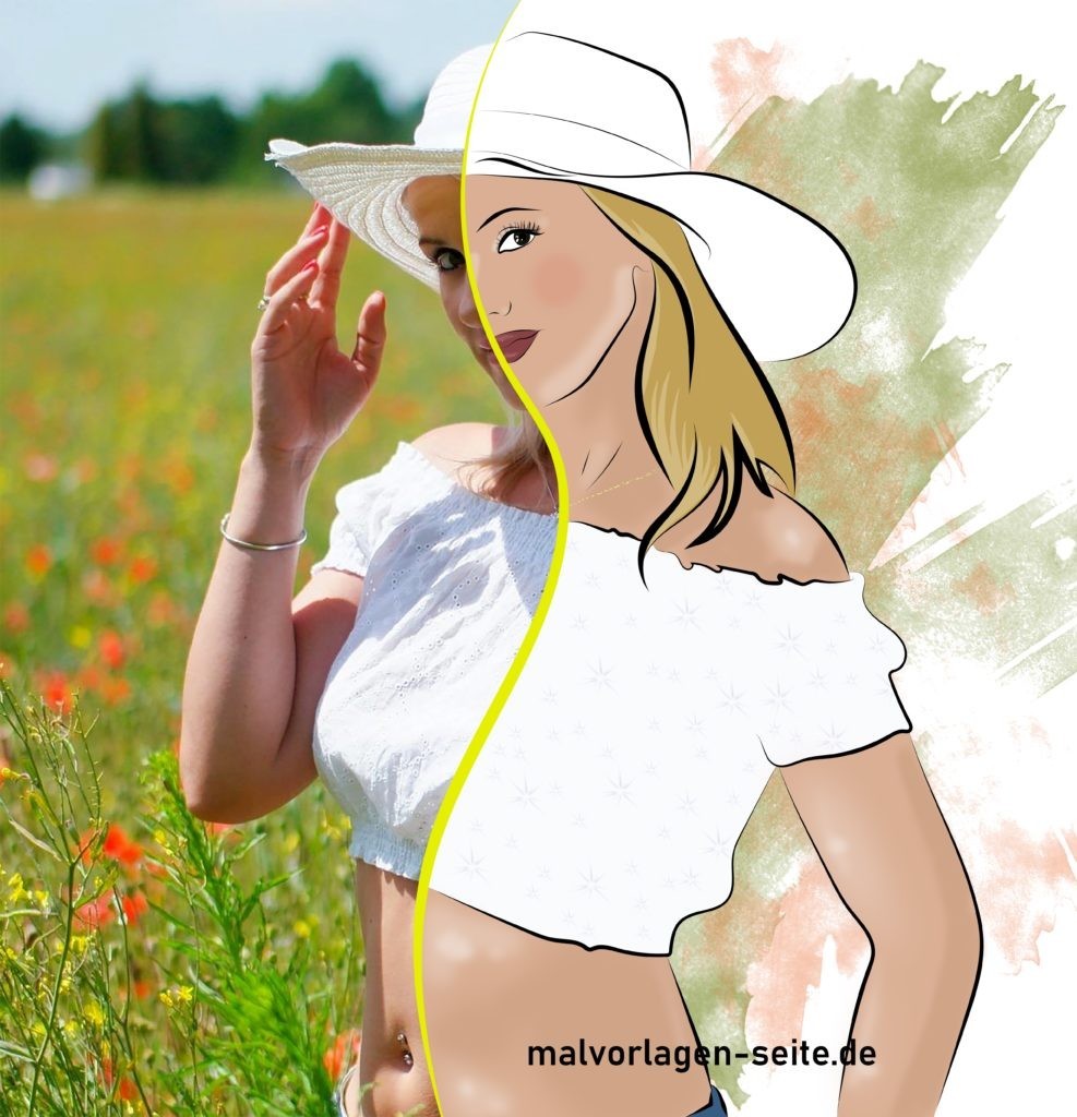 I do photo art, meaning that I take people’s photos and combine them with drawings.