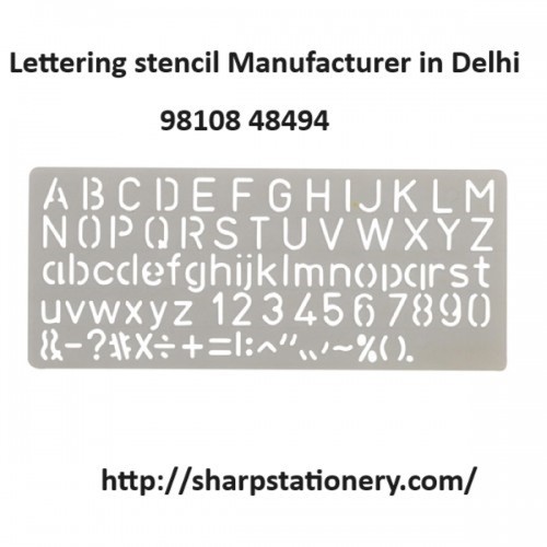 Lettering stencil Manufacturer in Delhi