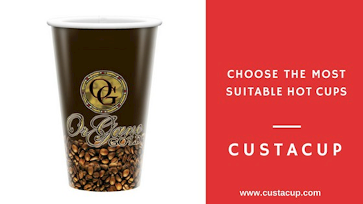 Get Your Brand Logo On Hot Paper Cups With Services From CustACup