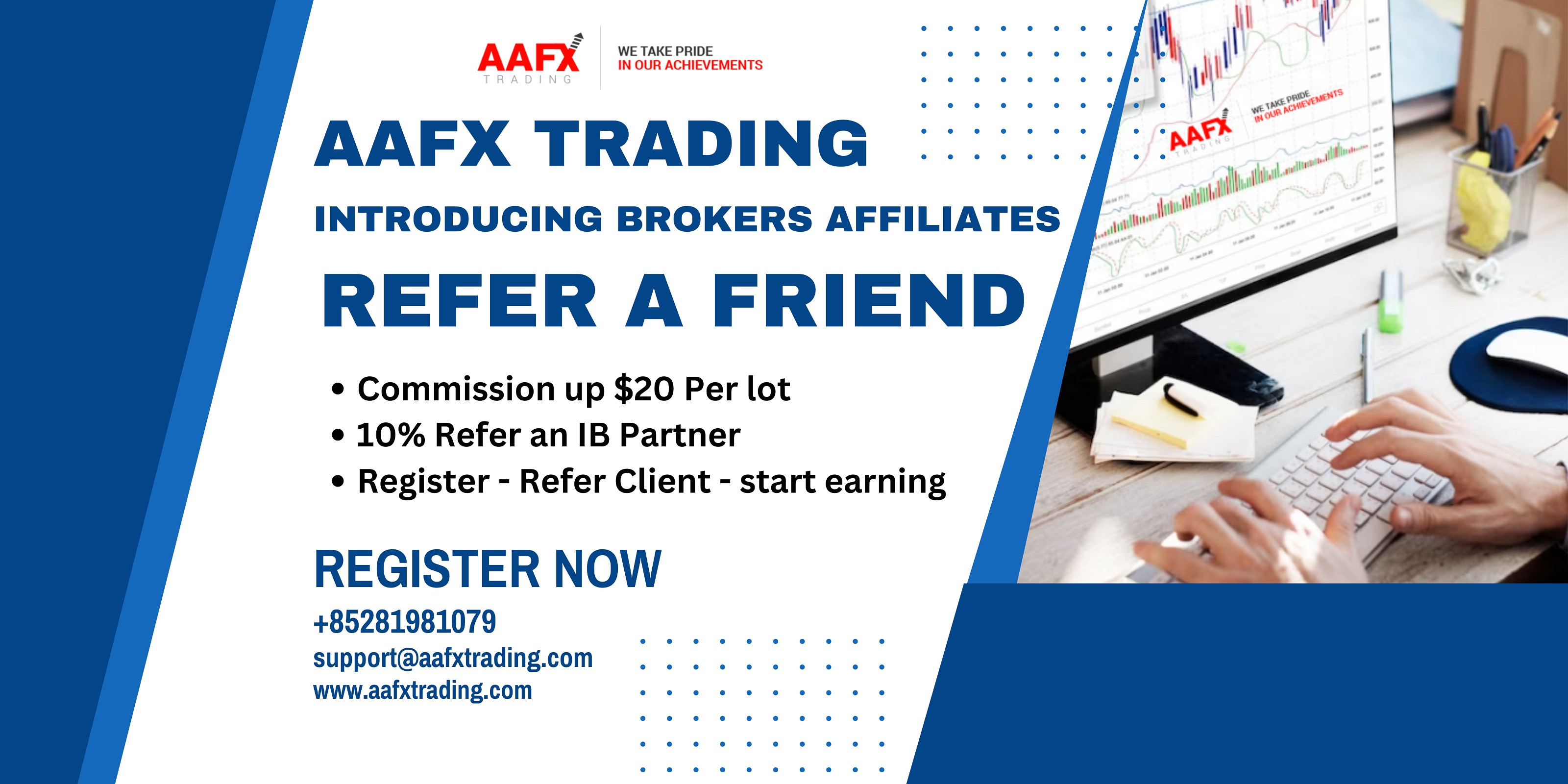 Join Aafxtrading's 'Easy to Earn with Brokers' affiliate program