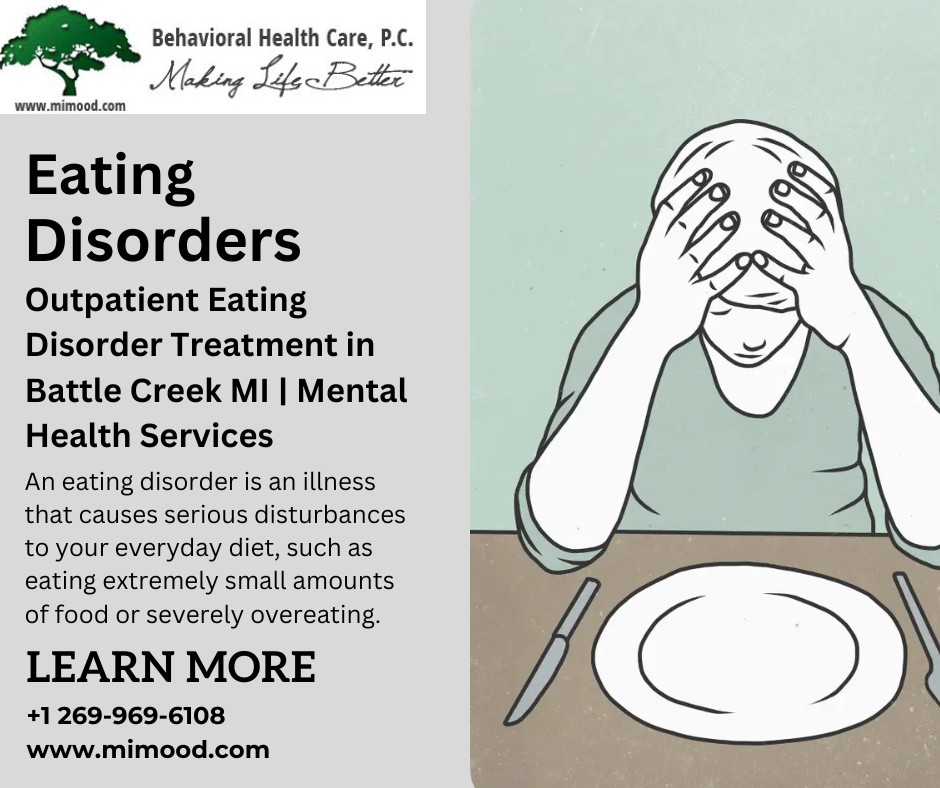 Outpatient Eating Disorder Treatment in Battle Creek MI | Mental Health Services