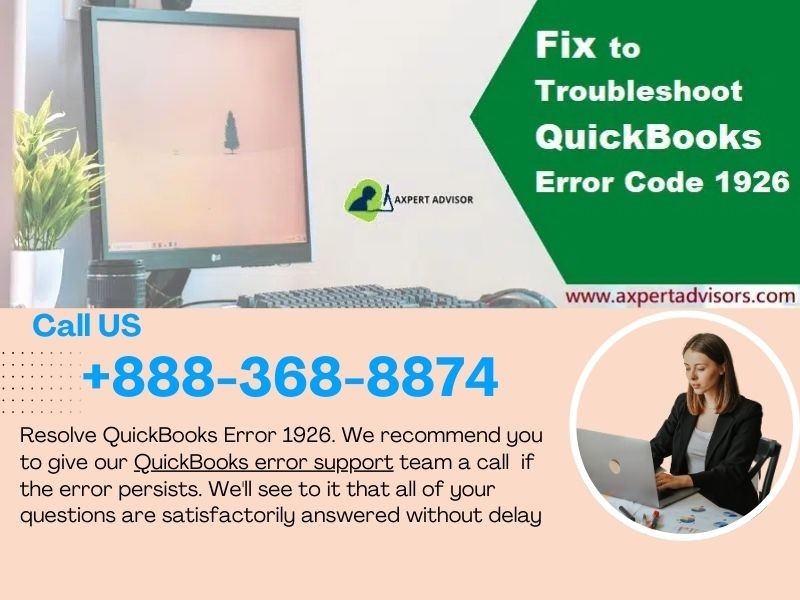 How To Fix QuickBooks error 1926?