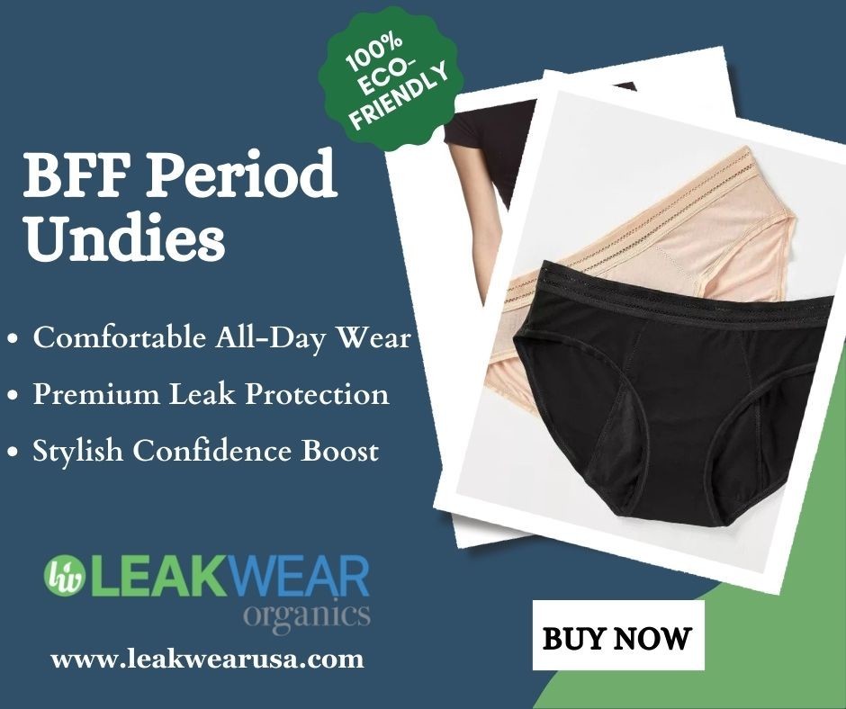 LeakWear Organics' Incontinence Panty: Comfortable & Leak-Proof