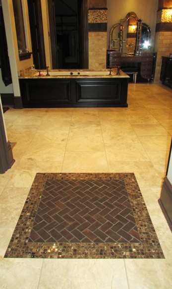 Exact Tile Inc - Tiled Bathroom Floor - exacttile.com