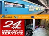 Medical Emergency Train Ambulance service in Raipur by Falcon Emergency