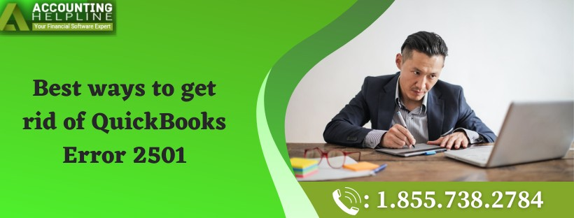 Deal with QuickBooks Error 2501 using quick and easy ways