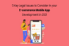 5 Key Legal Issues to consider in your E-Commerce Mobile App Development in 2021