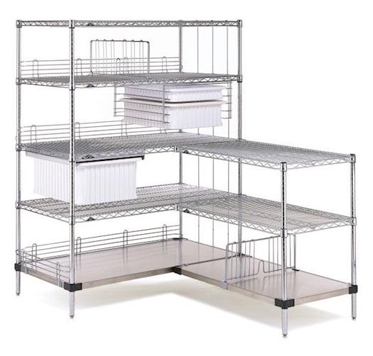 Super Erecta Wire & Solid Shelving System