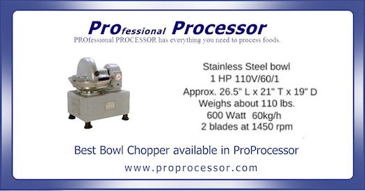 Purchase Bowl Chopper @ ProProcessor
