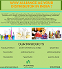 WHY ALLIANCE AS YOUR DISTRIBUTOR IN INDIA ? 