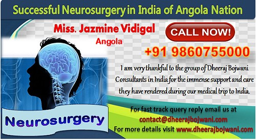Angola Patient Extend Gratitude to Dheeraj Bojwani Consultants for Successful Neurosurgery in India