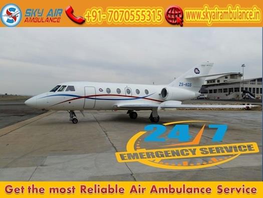 Get Sky Air Ambulance Service in Delhi with Up To Date Medical Service