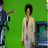 Chicago Attorney Shara Harris on camera at the brixnflix.com TV shoot