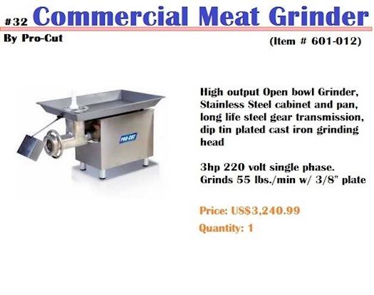 ProProcessor's Meat Choppers and Cutters 