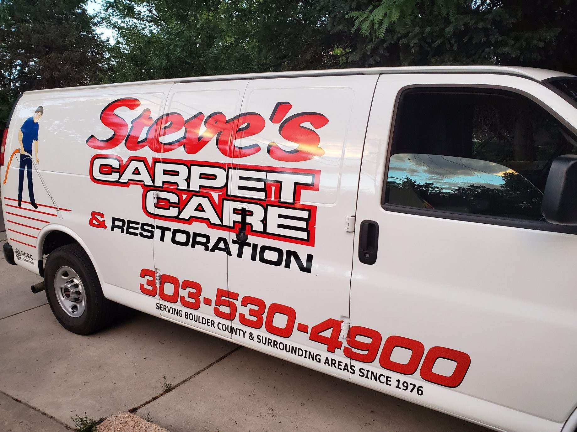 Steve's Carpet Care Service Truck