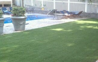 SYNLawn around a pool