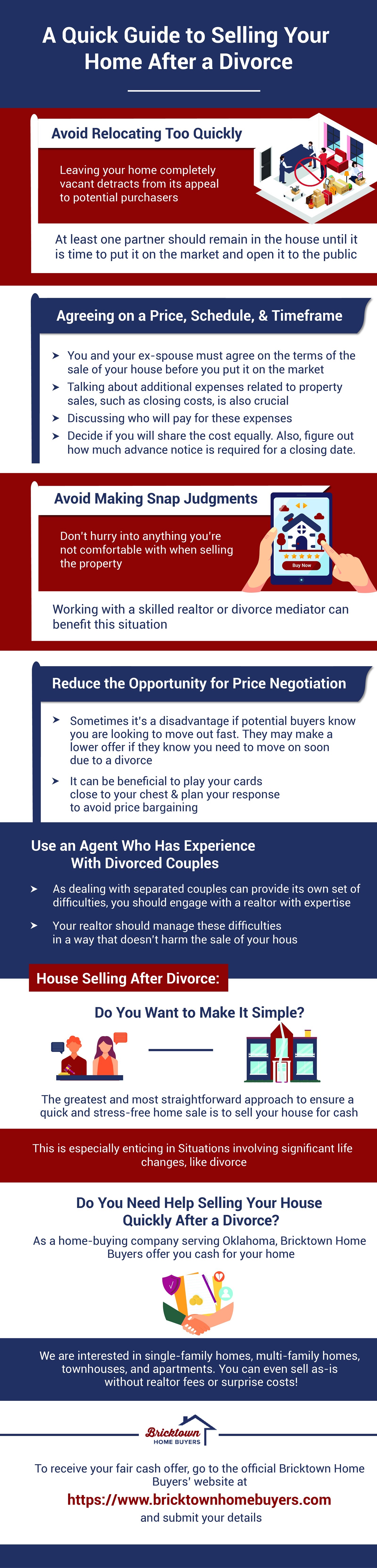 Infographics: How To Sell Your House After A Divorce Or Separation