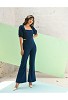 Waist Cutout Power Jumpsuit