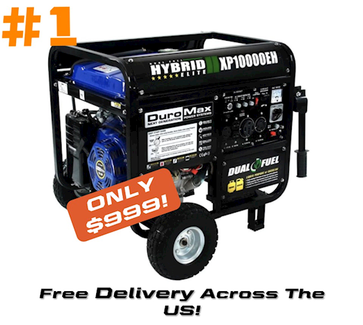 DuroMax XP10000EH | 10,000W Dual Fuel Portable Generator