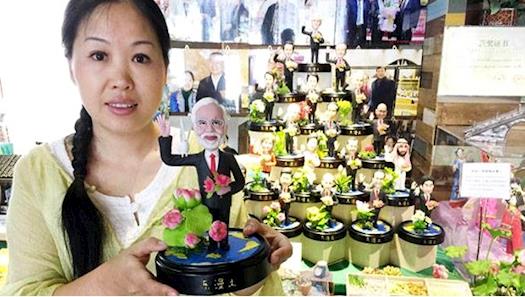 PM Modi dolls in China...