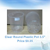 Clear Round Plastic Pots for Sale Online in Florida