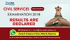Civil Services Preliminary Examination 2018 Result Declared