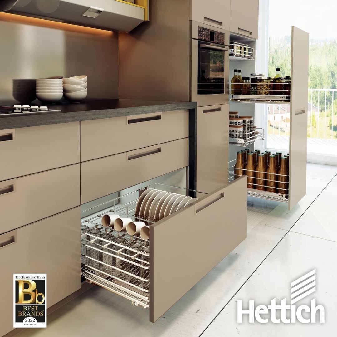Premium Stainless Steel Wire Baskets for Organized Kitchen Storage | Hettich