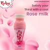 The Best Refreshing Rose Milk and Drink, Ruby Rose Milk.