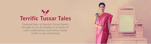 Online Shopping for Tussar Silk Sarees