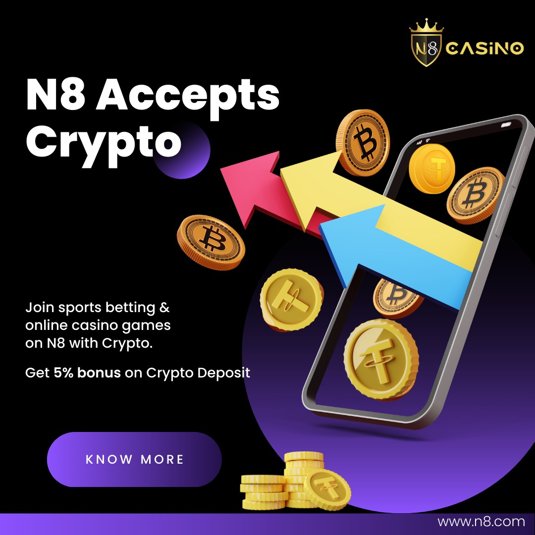 N8 Games accepts Cryptocurrency