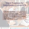 5 Best Practices for Data Capture using OCR