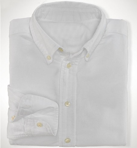 Oasis Ivory Cotton Oxford Blake Shirt