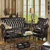 Luxury Leather Sofas (Brown)