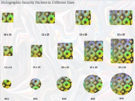 Buy Holograms & Holographic Security Stickers UK 